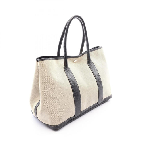 Garden Party Tote Toile and Leather 36