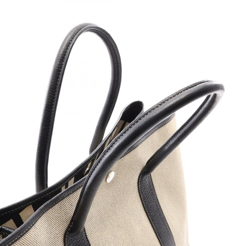 Garden Party Tote Toile and Leather 36