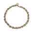 Vintage Bracelet Sterling Silver and 18K Yellow Gold