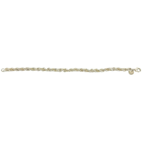 Vintage Bracelet Sterling Silver and 18K Yellow Gold