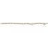 Vintage Bracelet Sterling Silver and 18K Yellow Gold