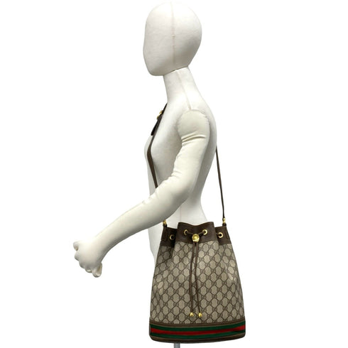 Ophidia Bucket Bag GG Coated Canvas Medium