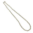 Vintage Twist Rope Pendant Necklace Sterling Silver and 18K Yellow Gold