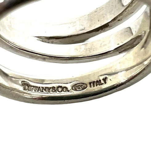 Vintage Diagonal Ring Sterling Silver