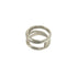 Vintage Diagonal Ring Sterling Silver
