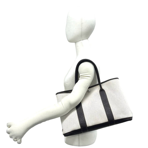 Garden Party Tote Toile and Leather 36