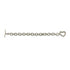 Vintage Heart Arrow Bracelet Sterling Silver