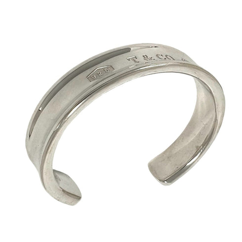 Vintage Narrow Bangle Sterling Silver Bracelet