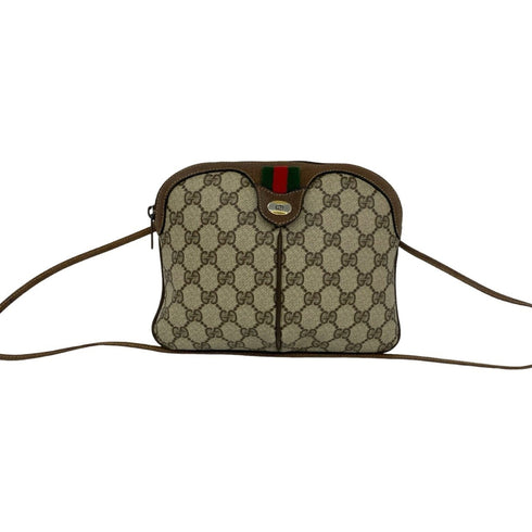 Vintage Web Crossbody Bag GG Coated Canvas Small