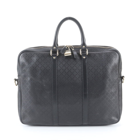 Bright Convertible Briefcase Diamante Leather Large