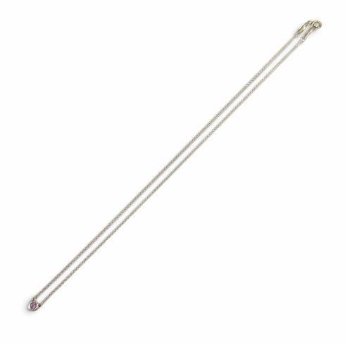 Elsa Peretti Pendant Necklace Sterling Silver 4mm