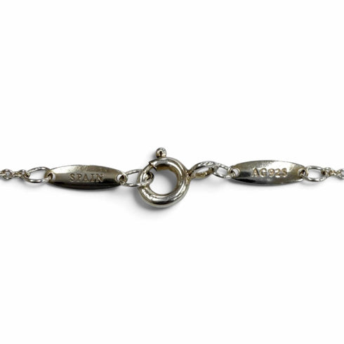 Elsa Peretti Pendant Necklace Sterling Silver 4mm