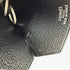 Vintage Clochette Charm Pendant Necklace Leather Black Silver Hardware Vintage Margiela Era C Stamp
