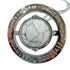 Pendant Necklace with Howlite and Rhinestones and White Marble