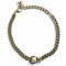 CC Logo Necklace Gold-Tone Metal