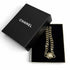 CC Logo Necklace Gold-Tone Metal