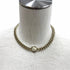 CC Logo Necklace Gold-Tone Metal
