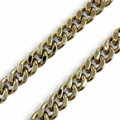CC Logo Necklace Gold-Tone Metal
