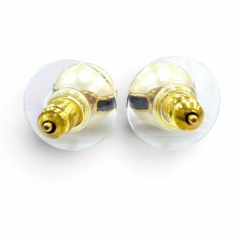 CC Logo Earrings Gold-Tone Metal Gold-Tone Metal