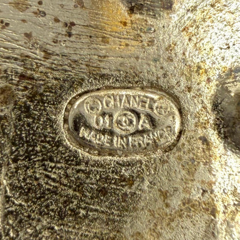 CC Logo Brooch Metal