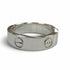Ring 18K White Gold with Sapphire