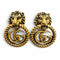 Earrings Gold-Tone Metal