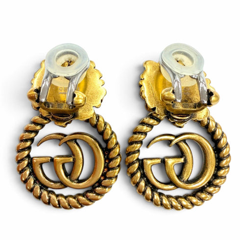 Earrings Gold-Tone Metal