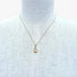 Open Teardrop Pendant Necklace 18K Yellow Gold