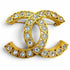 CC Logo Brooch Metal