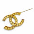 CC Logo Brooch Metal