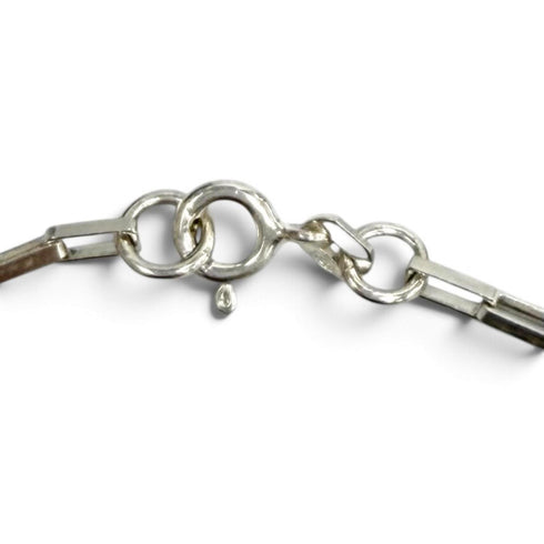 G Pendant Necklace Sterling Silver