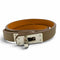 Kelly Double Tour Bracelet Swift Leather Etoupe Gray Mini