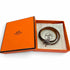 Kelly Double Tour Bracelet Swift Leather Etoupe Gray Mini