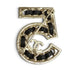 CC Logo Brooch Gold-Tone Metal