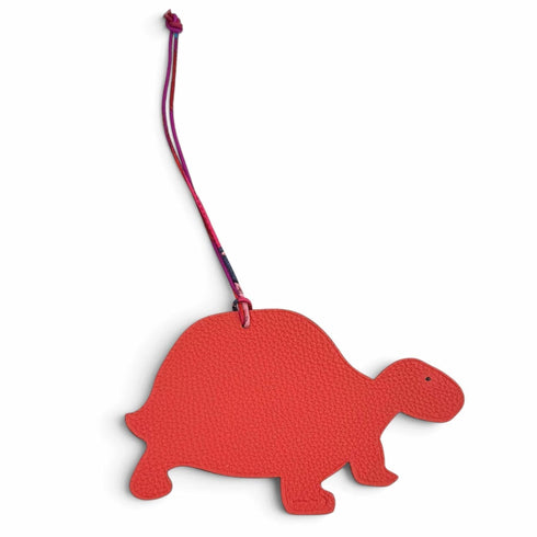 Petit H Charm Leather Navy and Red Large Handbag Charm