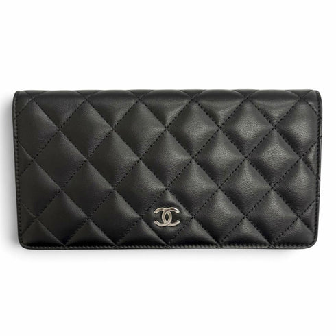 L-Yen Wallet Quilted Lambskin Long