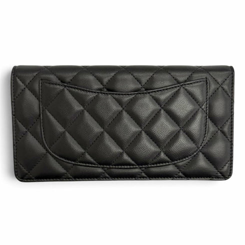 L-Yen Wallet Quilted Lambskin Long