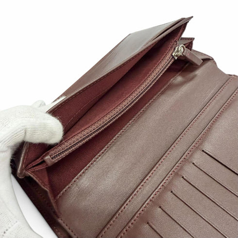 L-Yen Wallet Quilted Lambskin Long