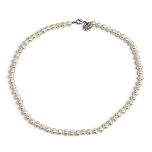 Pendant Necklace Sterling Silver with Freshwater Pearl