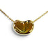 Bean Pendant Necklace 18K Yellow Gold 6mm