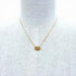 Bean Pendant Necklace 18K Yellow Gold 6mm