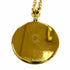 H Motif Pendant Necklace Gold and Pink Mini