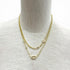 Pendant Necklace Gold with Rhinestone Star Charm