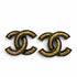 CC Logo Earrings Gold-Tone Metal Gold-Tone Metal