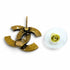 CC Logo Earrings Gold-Tone Metal Gold-Tone Metal