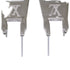 Earrings Silver-Tone Metal
