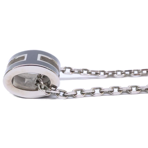 Pop H Pendant Necklace Sterling Silver