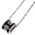Pop H Pendant Necklace Sterling Silver