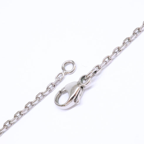 Pop H Pendant Necklace Sterling Silver