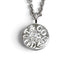 Pendant Necklace 18K White Gold With Diamond